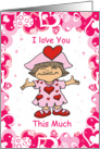 Valentine’s Day from Girl card
