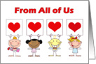 Valentine’s Day from All of Us card