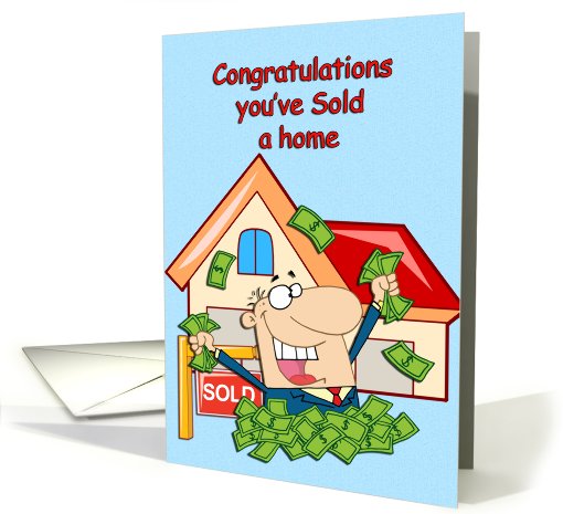 Real Estate Agent's Sale Congratulations card (754398)