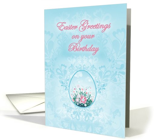 Easter Greetings on Your Birhtday card (755763)