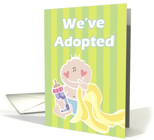 Adoption Announcement Boy card (761244)