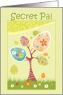 Eggs on Spring Tree Easter Greeting for Secret Pal card