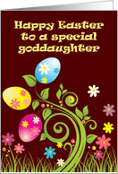 Happy Easter to a Special Goddaughter card