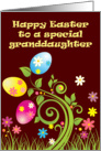 Happy Easter to a Special Granddaughter card