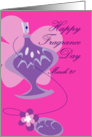 Fragrance Day March 21 Perfume Bottle card