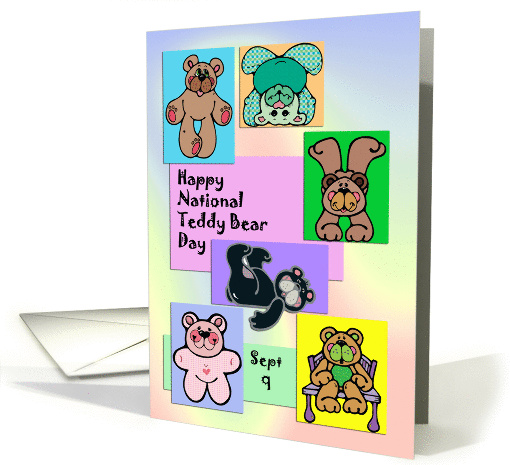 Happy National Teddy Bear Day September 9 card (844327)