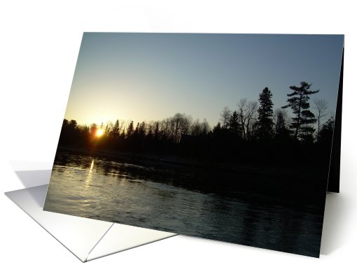 Sunrise Reflection card (599308)
