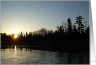 Sunrise Reflection card