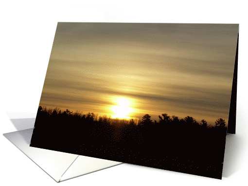 Golden Sky at Sunrise card (601674)