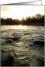 Mississippi River Sunrise, photography card