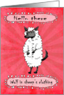 Hello there, Wolf in sheep’s clothing, Humor card