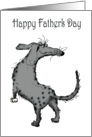 Happy Father’s Day, spotty dog card