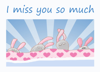Miss you bunnies in...