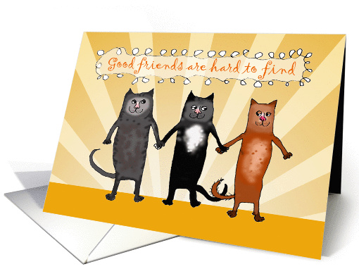 Be my Groomsman invitation.cats,Best friends. card (1285714)