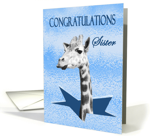 Congratulations on breaking glass ceiling, To sister card (1306786)