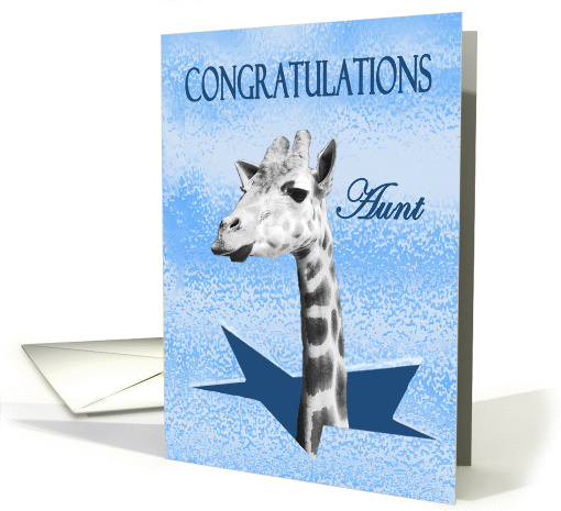 Congratulations on breaking glass ceiling, To Aunt card (1306788)