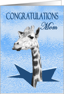 Congratulations on breaking glass ceiling, To Mom. card