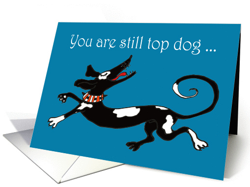 Happy Fathers Day, you are still Top Dog, humor card (627056)