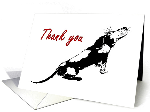 Thank you for looking after me pet sitter card (629849)