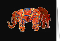 Elephants card