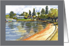Freshwater Bay, Swan River Perth WA card