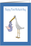 First Mother’s Day, welcome new baby.First baby,humor card