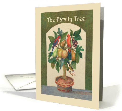 The family tree,welcome to the family, parrots, fruit,... (837320)