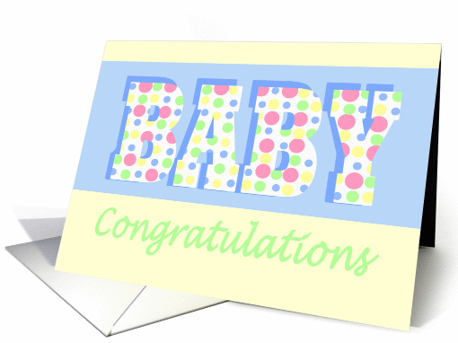 Congratulations on becoming parents , Spots card (863342)