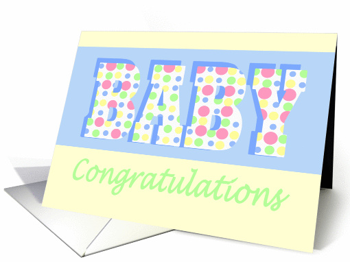 Congratulations on becoming adoptive parents , Spots card (863343)