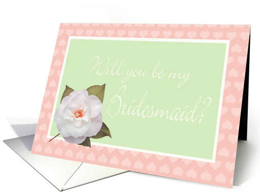 Will you be my bridesmaid?Best friend,Invitation white... (864425)