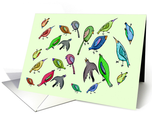 Many Birds card (876061)