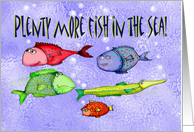 Happy Birthday, Plenty more fish in the sea, ex husband, humor card