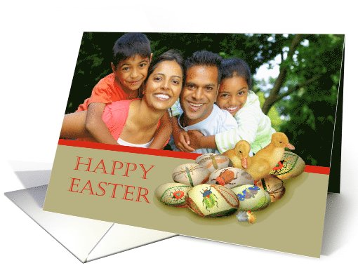 Happy Easter, photo card,from our house to yours . card (907462)