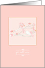get well soon, white dove on cherry blossom branch card
