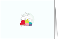 happy bunny family card
