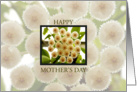 happy mother’s day, delicat porcelain flower card