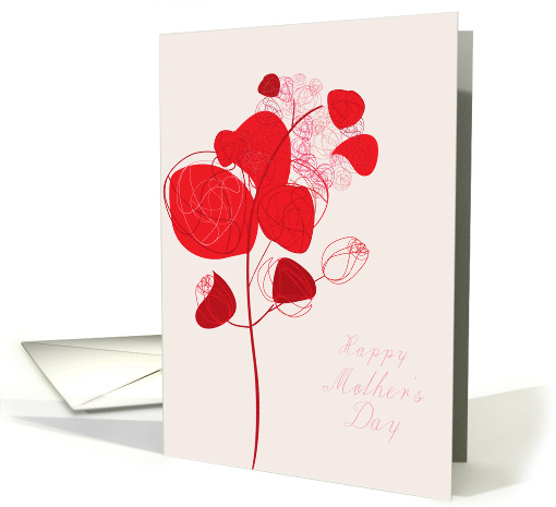happy mother's day, red roses card (609520)