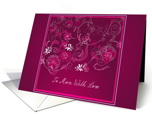 beautiful flowers for mother's day card (614037)