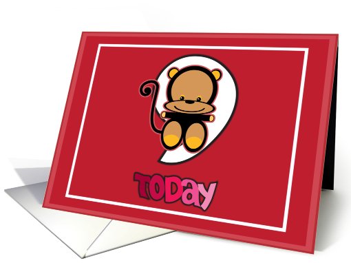 birthday 9 today card (621543)