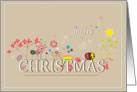 cute merry Christmas card