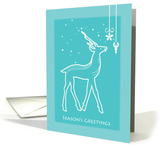 season's greetings, reindeer card (880988)