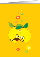 Happy Valentine’s Day, Miss and Mister Lemon Love card