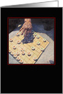 Chinese Chess payer - fine art- blank card