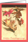 Happy Thanksgiving - Fall Leaves card