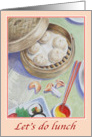 Let’s do lunch-Asian food card