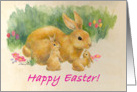 Happy Easter-Bunnies card