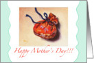 Happy Mother’s Day - small Asian red silk purse card