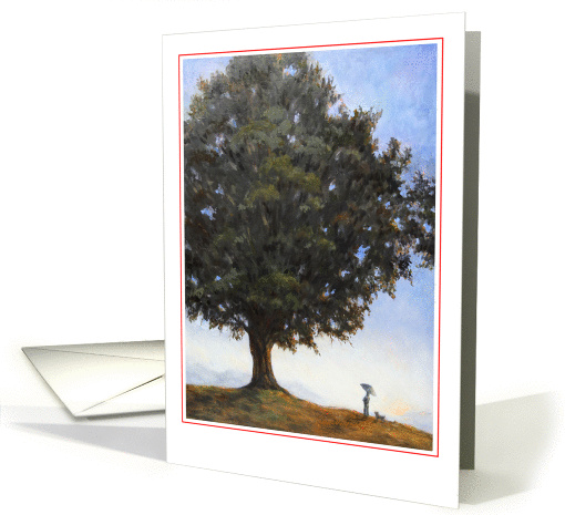 Large lone tree - blank card (1431248)