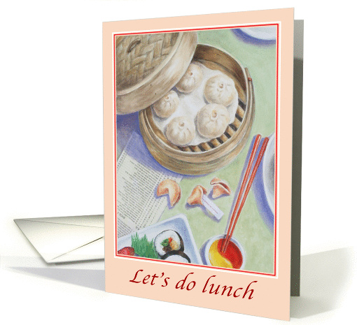 Let's do lunch-Asian food card (747649)