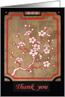 Thank you-Asian Plum Blossom card